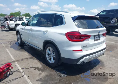 2020 BMW X3 Sdrive30I z USA, uszkodzony, nr VIN 5UXTY3C08LLE55346